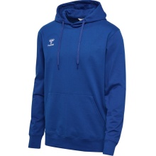 hummel Kapuzenpullover hmlGO 2.0 Hoodie (Bio-Baumwolle) dunkelblau Herren