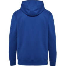 hummel Kapuzenpullover hmlGO 2.0 Hoodie (Bio-Baumwolle) dunkelblau Herren