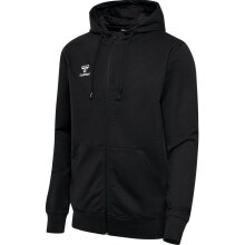 hummel Kapuzenpullover hmlGO 2.0 Full-Zip Hoodie (weicher Sweatstoff) schwarz Herren