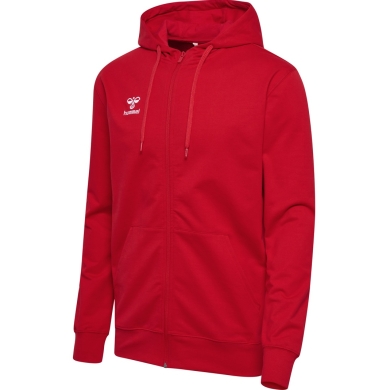 hummel Kapuzenpullover hmlGO 2.0 Full-Zip Hoodie (weicher Sweatstoff) rot Herren