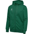 hummel Kapuzenpullover hmlGO 2.0 Full-Zip Hoodie (weicher Sweatstoff) dunkelgrün Herren