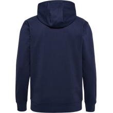 hummel Kapuzenpullover hmlGO 2.0 Full-Zip Hoodie (weicher Sweatstoff) marineblau Herren