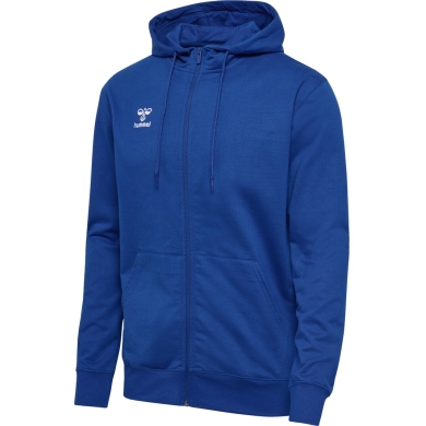 hummel Kapuzenpullover hmlGO 2.0 Full-Zip Hoodie (weicher Sweatstoff) dunkelblau Herren