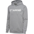 hummel Kapuzenpullover hmlGO 2.0 Logo Hoodie (weicher Sweatstoff) grau Herren