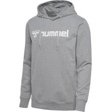 hummel Kapuzenpullover hmlGO 2.0 Logo Hoodie (weicher Sweatstoff) grau Herren