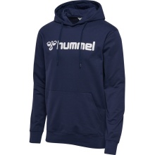 hummel Kapuzenpullover hmlGO 2.0 Logo Hoodie (weicher Sweatstoff) marineblau Herren