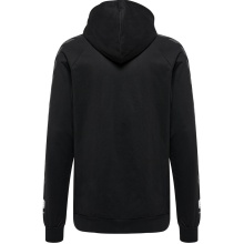 hummel Kapuzenpullover hmlMOVE Grid Cotton Hoodie (Baumwolle) mit Kapuze schwarz Herren