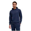 hummel Kapuzenpullover hmlPULSE Sweat Hoodie (Baumwolle, bequem Passform) navyblau Herren