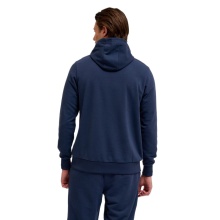 hummel Kapuzenpullover hmlPULSE Sweat Hoodie (Baumwolle, bequem Passform) navyblau Herren