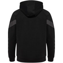 hummel Kapuzenpullover hmlTRAVEL Full-Zip Hoodie (weicher Sweatstoff) schwarz Herren