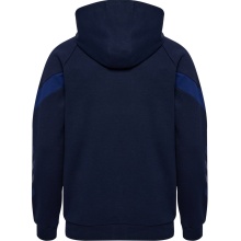 hummel Kapuzenpullover hmlTRAVEL Full-Zip Hoodie (weicher Sweatstoff) marineblau Herren