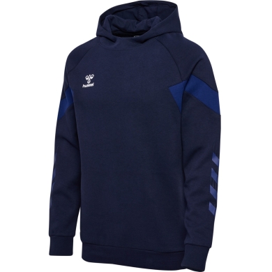 hummel Kapuzenpullover hmlTRAVEL Sweat Hoodie (weicher Sweatstoff) marineblau Herren