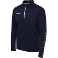 hummel Sport-Langarmshirt hmlAUTHENTIC Half-Zip Sweatshirt (gestricktem Polyester) marineblau Herren