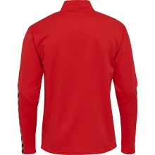 hummel Sport-Langarmshirt hmlAUTHENTIC Half-Zip Sweatshirt (gestricktem Polyester) rot Kinder