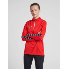 hummel Sport-Langarmshirt hmlAUTHENTIC Half-Zip Sweatshirt (gestricktem Polyester) rot Damen