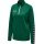 hummel Sport-Langarmshirt hmlAUTHENTIC Half-Zip Sweatshirt (gestricktem Polyester) dunkelgrün Damen