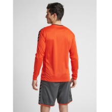 hummel Sport-Langarmshirt hmlAUTHENTIC Poly Jersey (leichter Jerseystoff) flashorange Herren