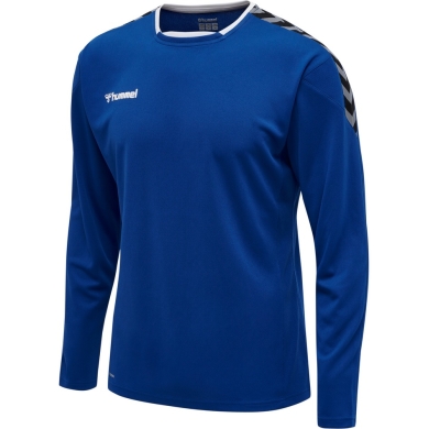 hummel Sport-Langarmshirt hmlAUTHENTIC Poly Jersey (leichter Jerseystoff) dunkelblau Herren