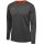 hummel Sport-Langarmshirt hmlAUTHENTIC Poly Jersey (leichter Jerseystoff) asphaltgrau Kinder