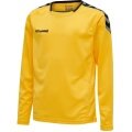 hummel Sport-Langarmshirt hmlAUTHENTIC Poly Jersey (leichter Jerseystoff) gelb/schwarz Kinder