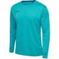 hummel Sport-Langarmshirt hmlAUTHENTIC Poly Jersey (leichter Jerseystoff) blau Kinder