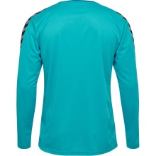 hummel Sport-Langarmshirt hmlAUTHENTIC Poly Jersey (leichter Jerseystoff) blau Kinder