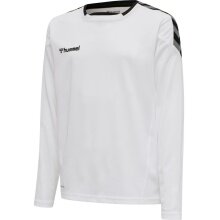 hummel Sport-Langarmshirt hmlAUTHENTIC Poly Jersey (leichter Jerseystoff) weiss Kinder