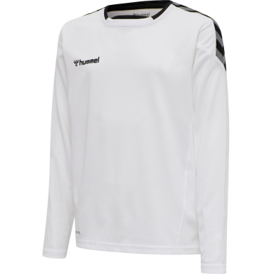 hummel Sport-Langarmshirt hmlAUTHENTIC Poly Jersey (leichter Jerseystoff) weiss Kinder