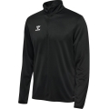 hummel Sport-Langarmshirt hmlESSENTIAL Half-Zip (angenehmes Tragegefühl) schwarz Herren