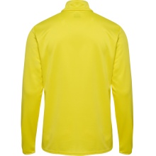 hummel Sport-Langarmshirt hmlESSENTIAL Half-Zip (angenehmes Tragegefühl) gelb Herren