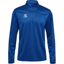 hummel Sport-Langarmshirt hmlESSENTIAL Half-Zip (angenehmes Tragegefühl) dunkelblau Herren