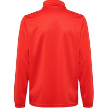 hummel Sport-Langarmshirt hmlESSENTIAL Half-Zip (angenehmes Tragegefühl) rot Kinder