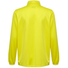 hummel Sport-Langarmshirt hmlESSENTIAL Half-Zip (angenehmes Tragegefühl) gelb Kinder