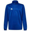 hummel Sport-Langarmshirt hmlESSENTIAL Half-Zip (angenehmes Tragegefühl) dunkelblau Kinder