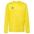 hummel Sport-Langarmshirt hmlESSENTIAL Sweatshirt (Interlock-Stoff) gelb Kinder