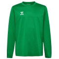 hummel Sport-Langarmshirt hmlESSENTIAL Sweatshirt (Interlock-Stoff) grün Kinder