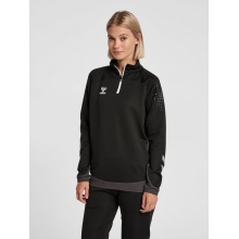 hummel Sport-Langarmshirt hmlLEAD Half-Zip (Sweatstoff) schwarz Damen