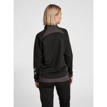 hummel Sport-Langarmshirt hmlLEAD Half-Zip (Sweatstoff) schwarz Damen