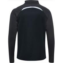 hummel Langarmshirt hmlLEAD 2.0 Half Zip (rec. Polyester, hohe Atmungsaktivität) schwarz/asphaltgrau Herren