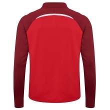 hummel Langarmshirt hmlLEAD 2.0 Half Zip (rec. Polyester, hohe Atmungsaktivität) rot Herren