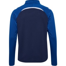 hummel Langarmshirt hmlLEAD 2.0 Half Zip (rec. Polyester, hohe Atmungsaktivität) marineblau/blau Herren