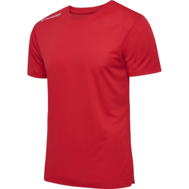 hummel Lauf-Shirt hmlRUN Jersey (atmungsaktiv, optimale Bewegungsfreiheit) rot Herren