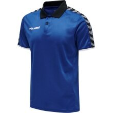 hummel Sport-Polo hmlAUTHENTIC Functional (weicher Jerseystoff) Kurzarm dunkelblau Herren