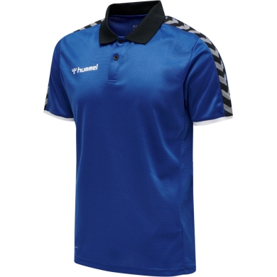 hummel Sport-Polo hmlAUTHENTIC Functional (weicher Jerseystoff) Kurzarm dunkelblau Herren