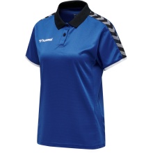 hummel Sport-Polo hmlAUTHENTIC Functional (weicher Jerseystoff) Kurzarm dunkelblau Damen