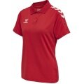 hummel Sport-Polo hmlCORE XK Functional (Polyester-Piquel) Kurzarm rot Damen