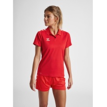 hummel Sport-Polo hmlCORE XK Functional (Polyester-Piquel) Kurzarm rot Damen