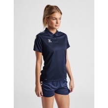 hummel Sport-Polo hmlCORE XK Functional (Polyester-Piquel) Kurzarm marineblau Damen