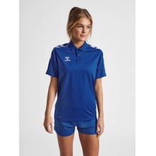 hummel Sport-Polo hmlCORE XK Functional (Polyester-Piquel) Kurzarm dunkelblau Damen