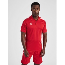 hummel Sport-Polo hmlCORE XK Functional (Polyester-Piquel) Kurzarm rot Herren